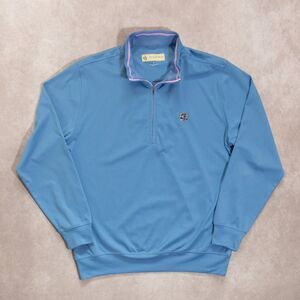 Donald Ross Men's 1/4 Zip Performance Stretch Golf Pullover Sweater Size Medium